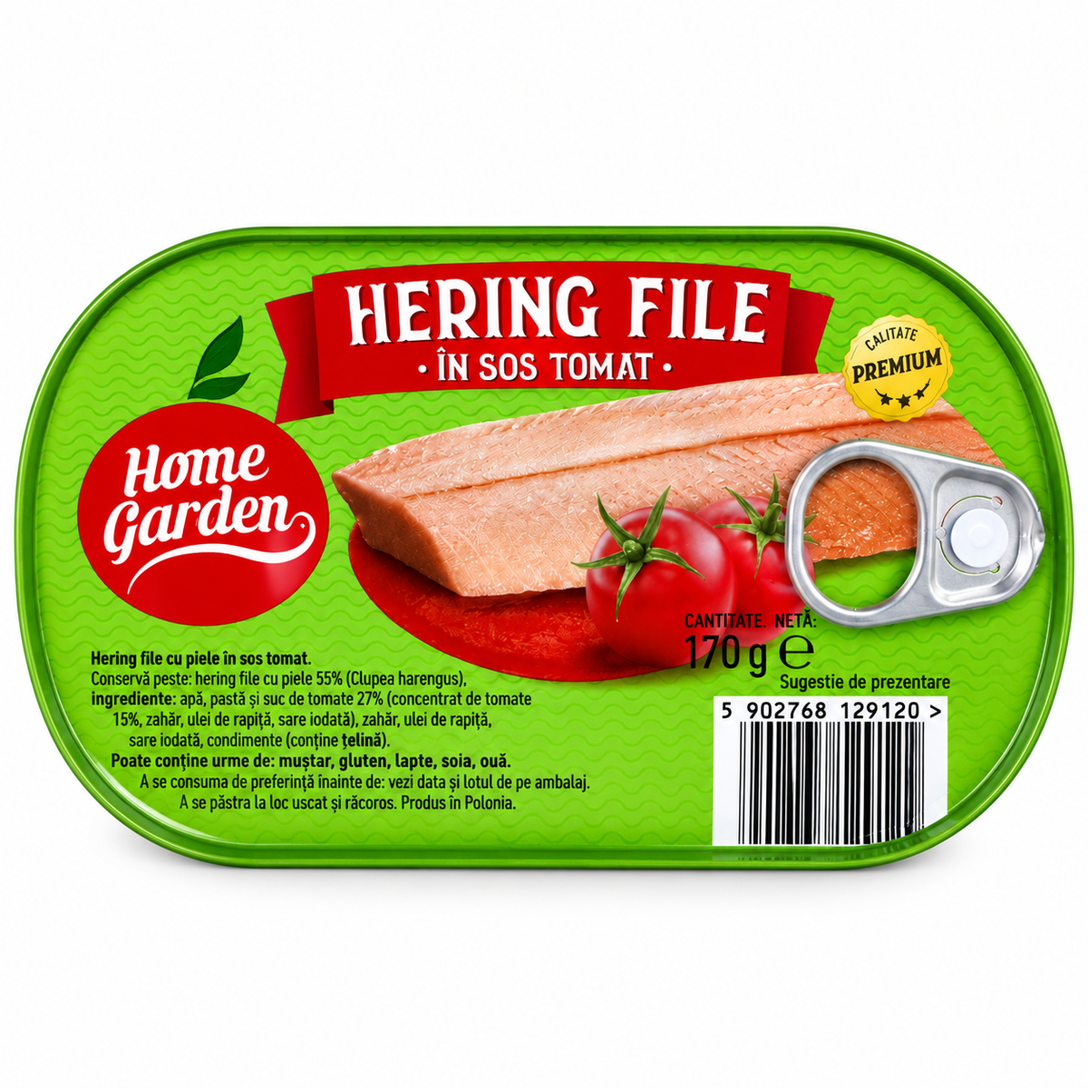 Home Garden Filets de Hareng à la Sauce Tomate 170g