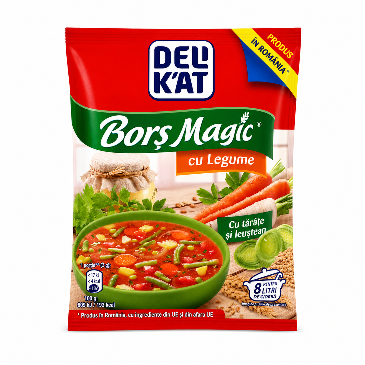Delikat Borș Magique aux légumes