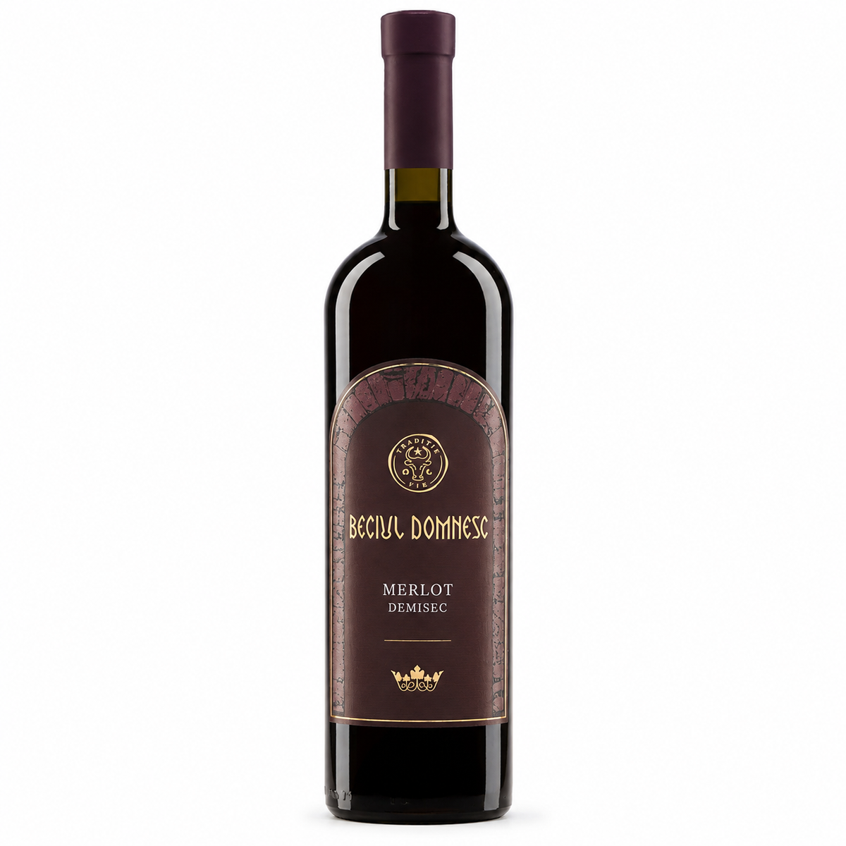 Beciul Domnesc Merlot Demi-sec 750ml