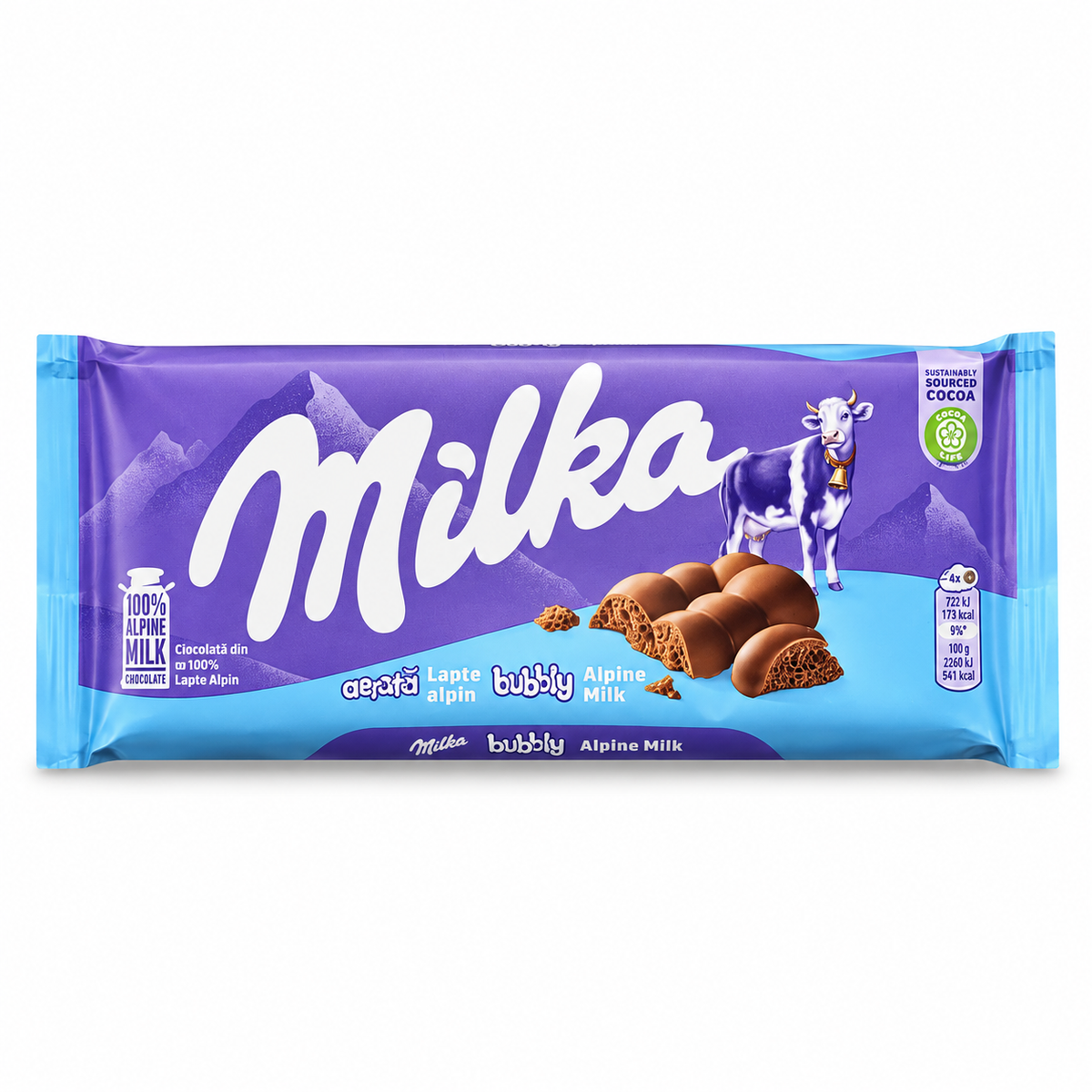 Milka Bubbly lapte 90g