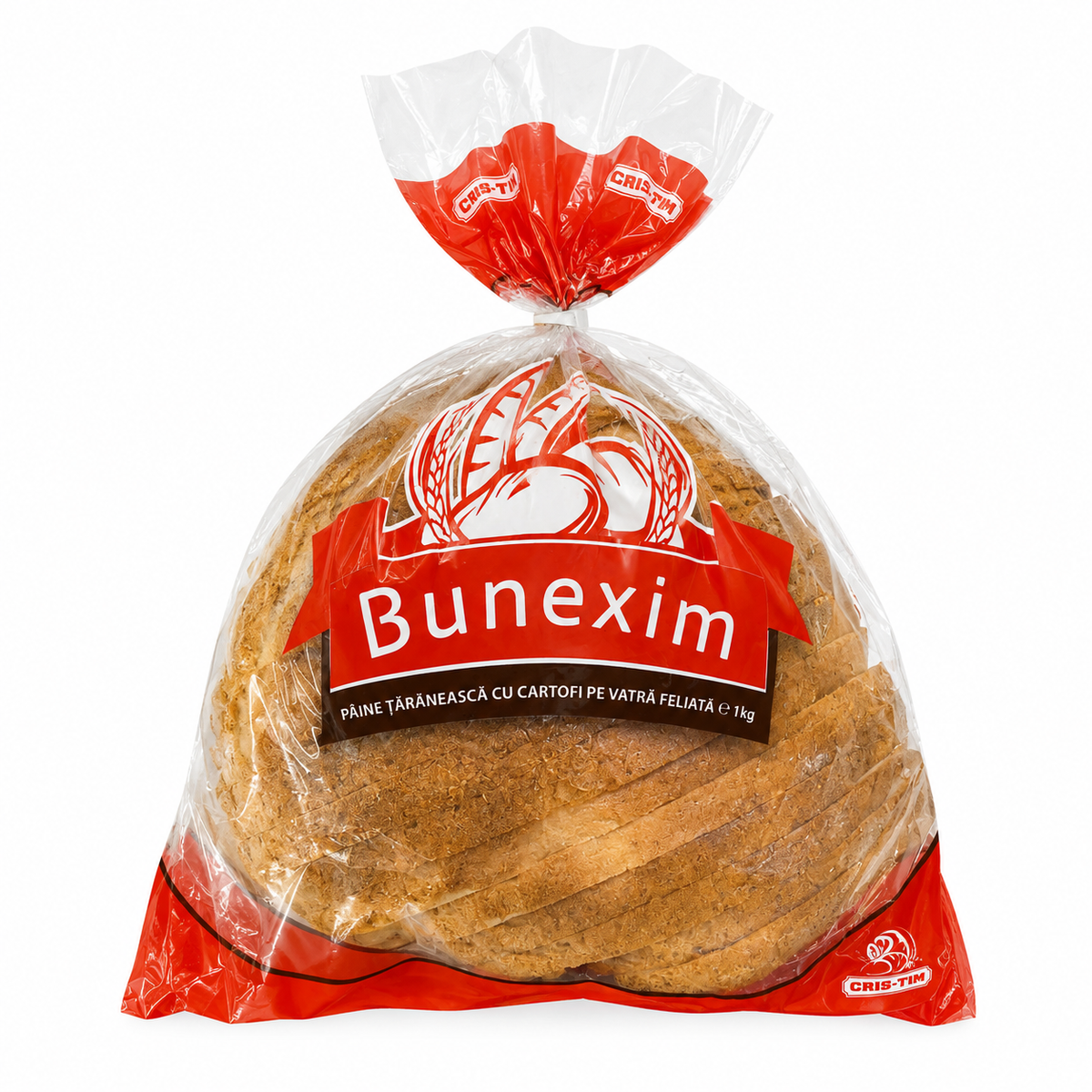 Bunexim Pain de campagne aux pommes de terre cuit sur pierre, tranché 1 kg