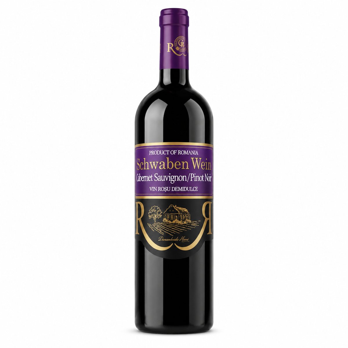 Schwaben Wein Cabernet Sauvignon/ Pinot Noir Vin Rouge Demi-doux 750ml