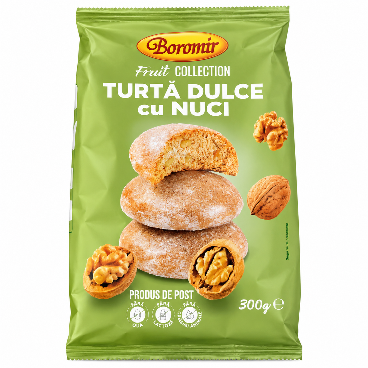 Boromir turta dulce cu nuca 300g