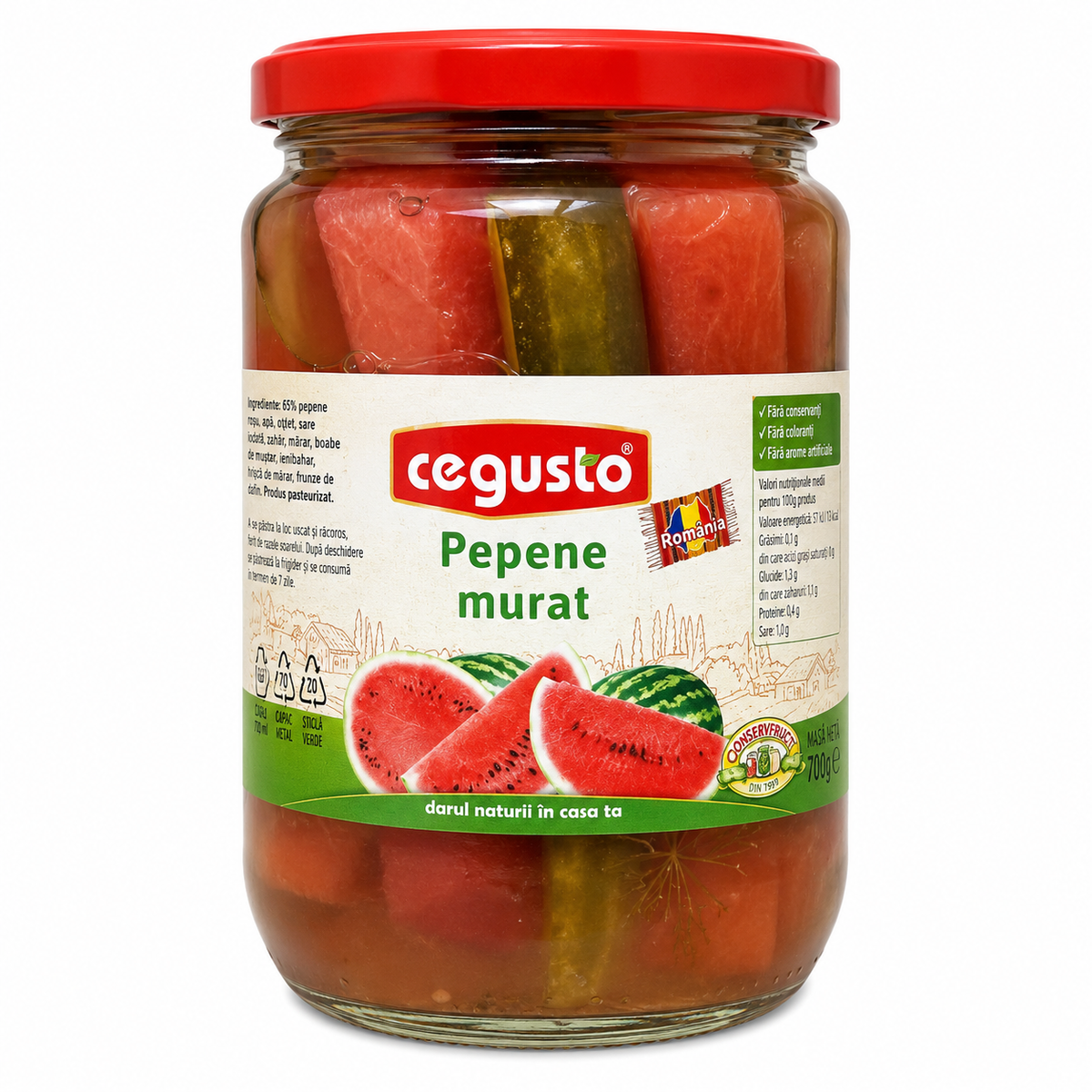 Cegusto Concombre au vinaigre 680g