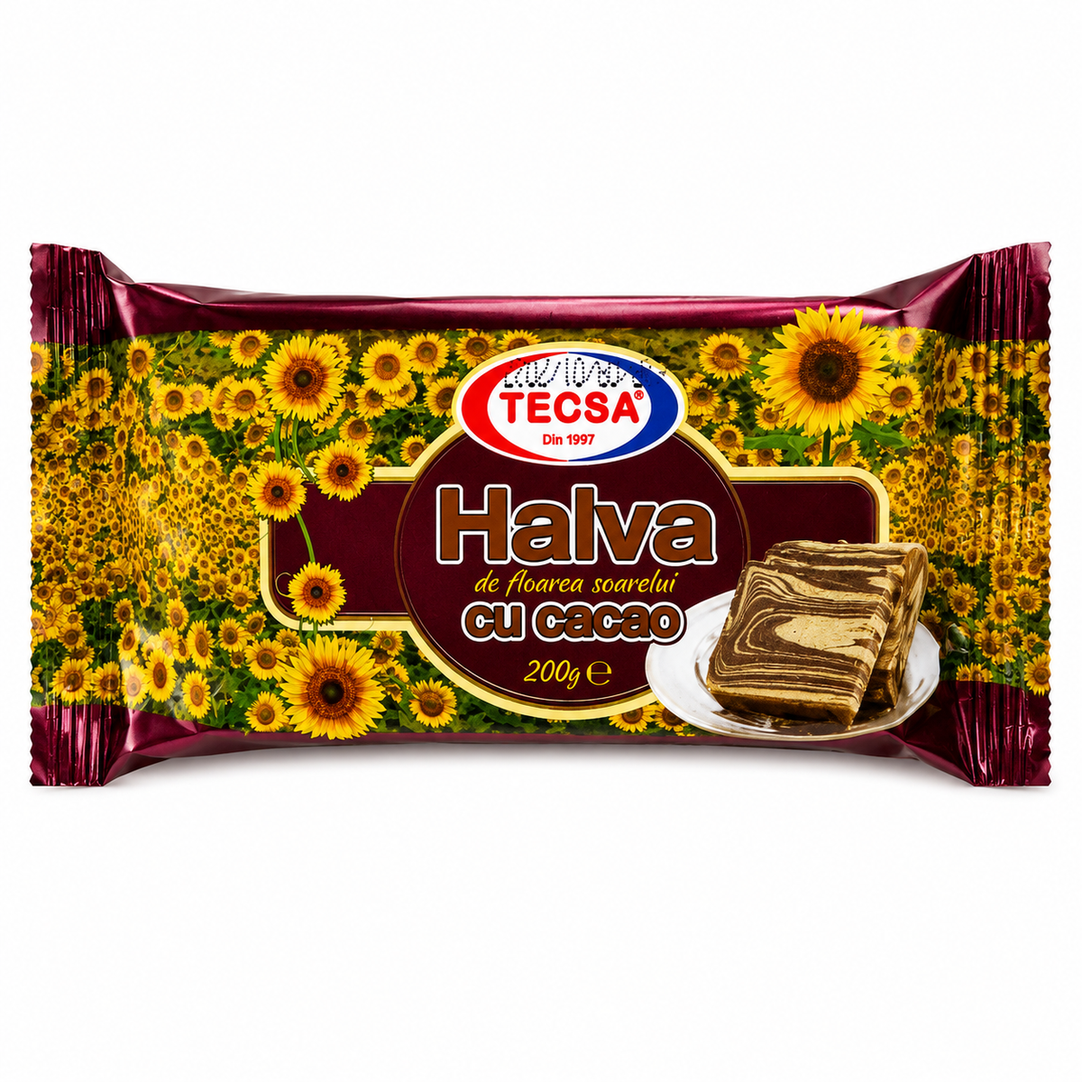 TECSA Halva de Floarea Soarelui cu Cacao 200g