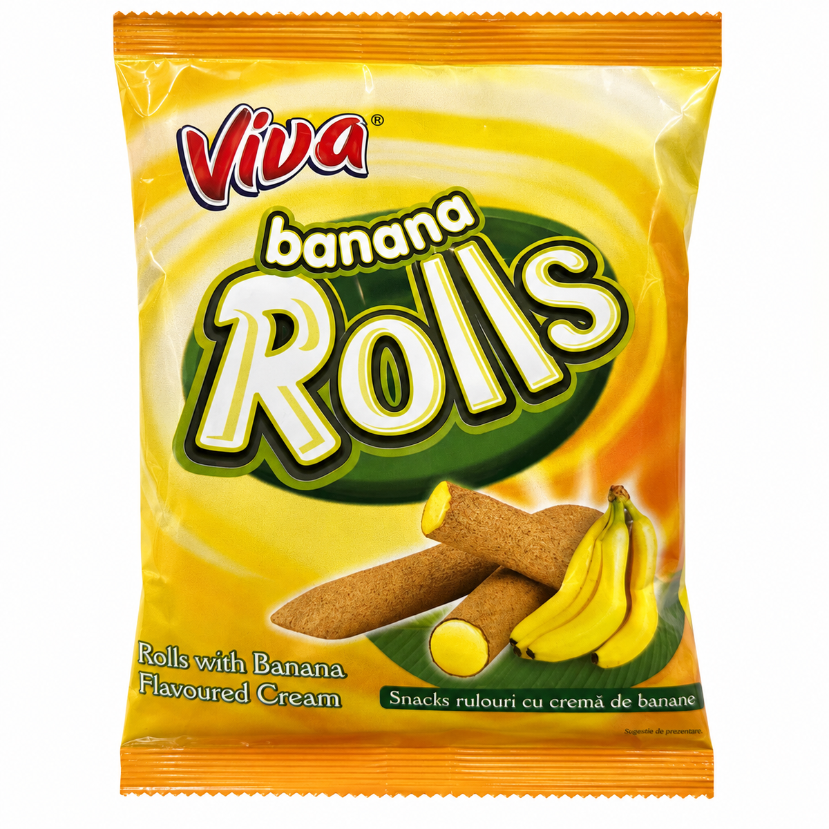 Viva Banana Rolls – Roulés Crème Banane 100 g