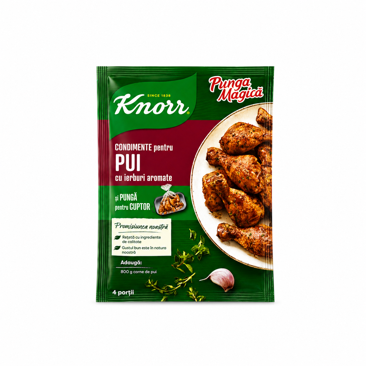 Knorr Assaisonnement Poulet aux Herbes Aromatiques