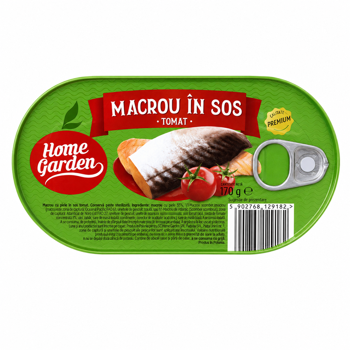 Home Garden Maquereau à la Sauce Tomate 170g