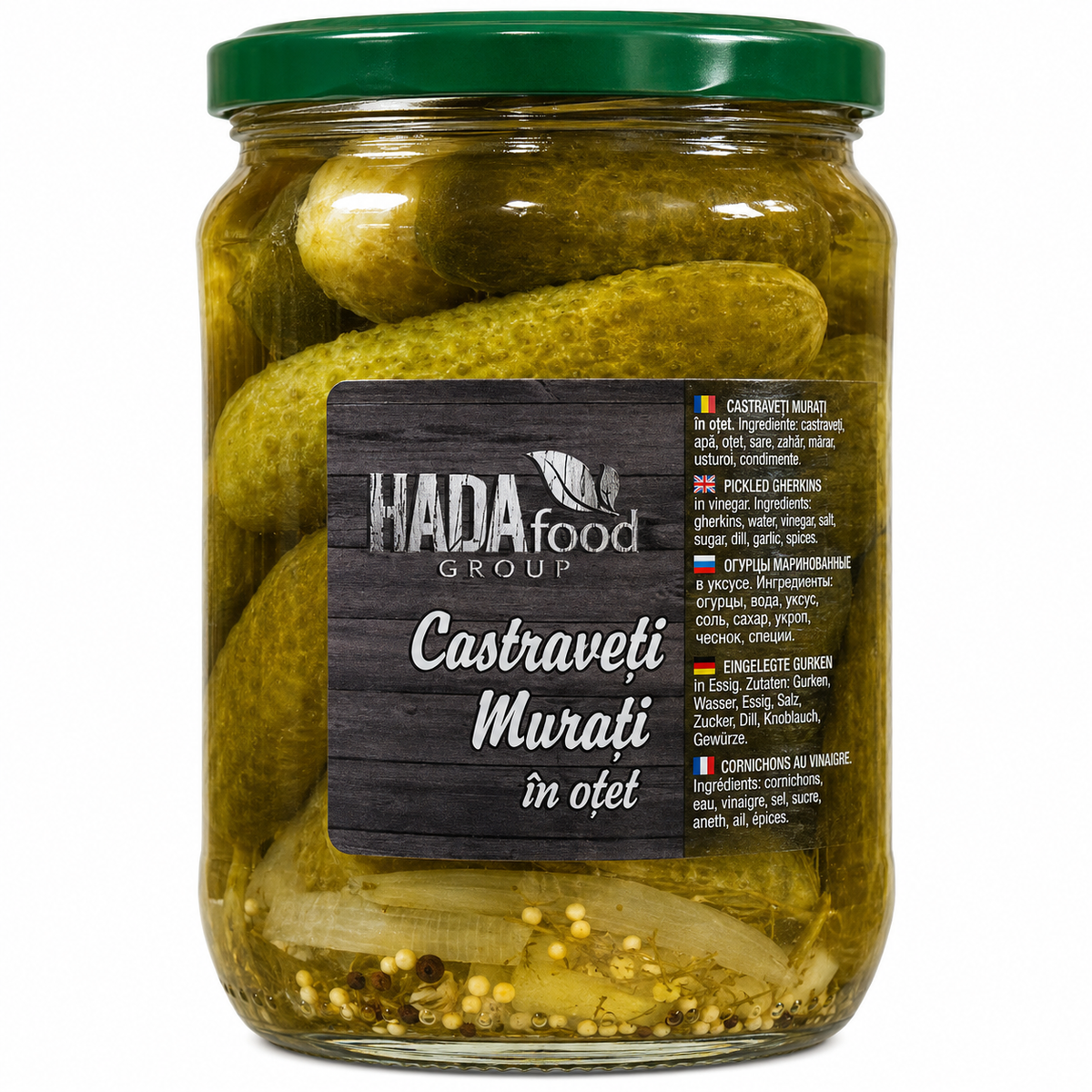 Hada Food Group Concombres Marinés au Vinaigre 680g