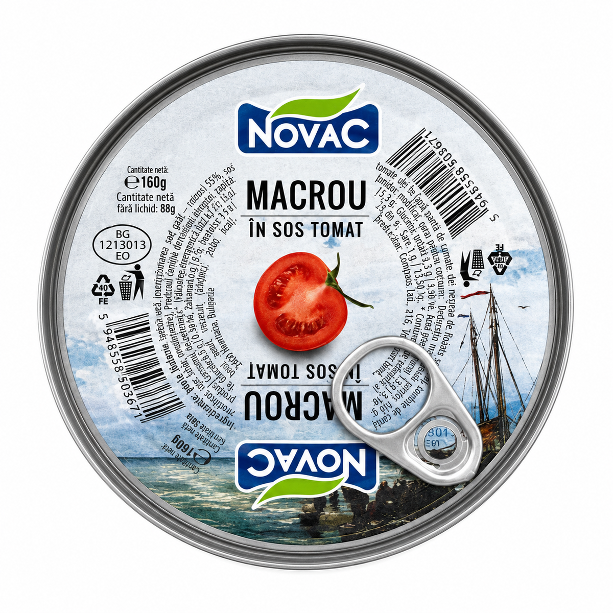 Maquereaux en Sauce Tomate 160g