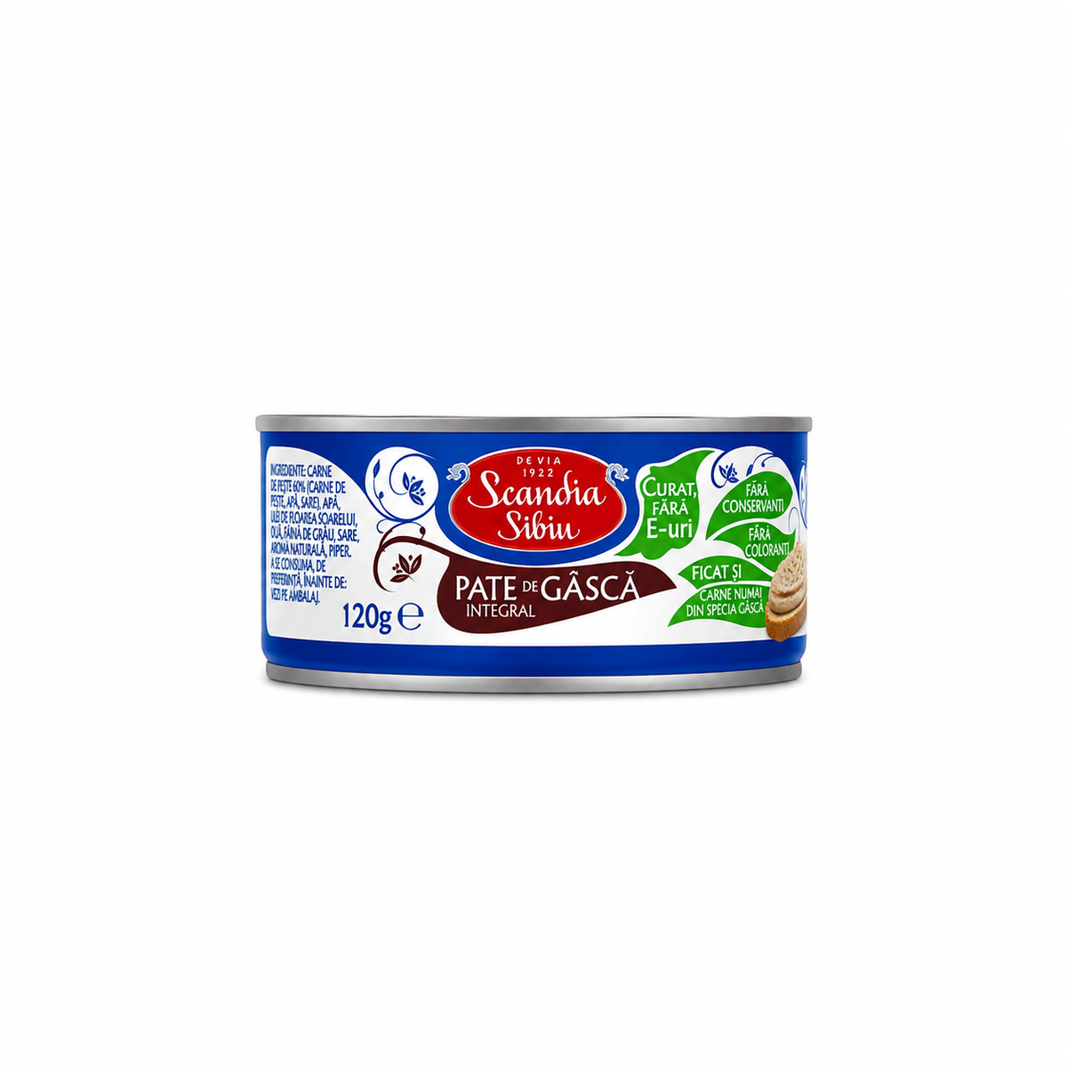 Scandia Sibiu Pâté d'Oie Entier 120g