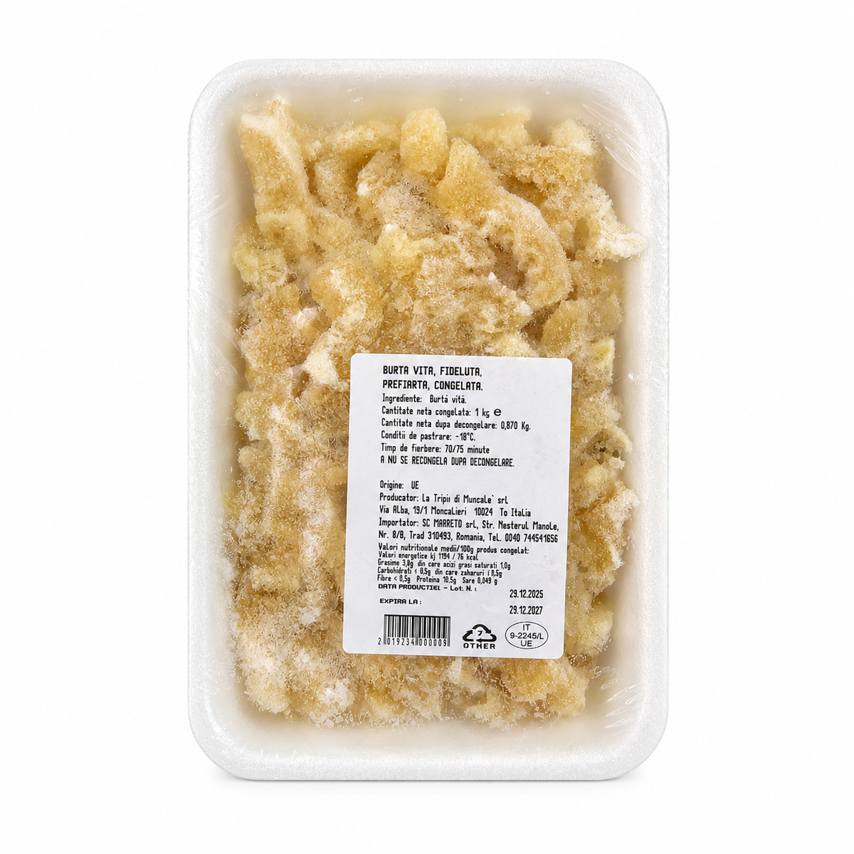 Tripes de Bœuf Fideluță Précuit 1kg