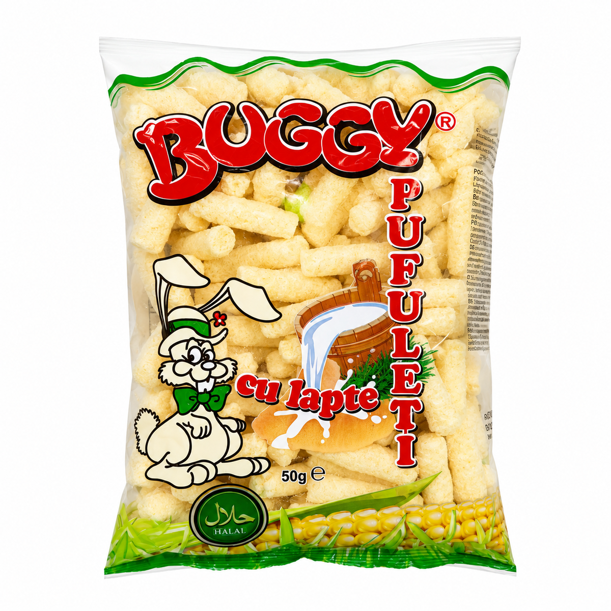 Buggy Pufuleți au lait 50g