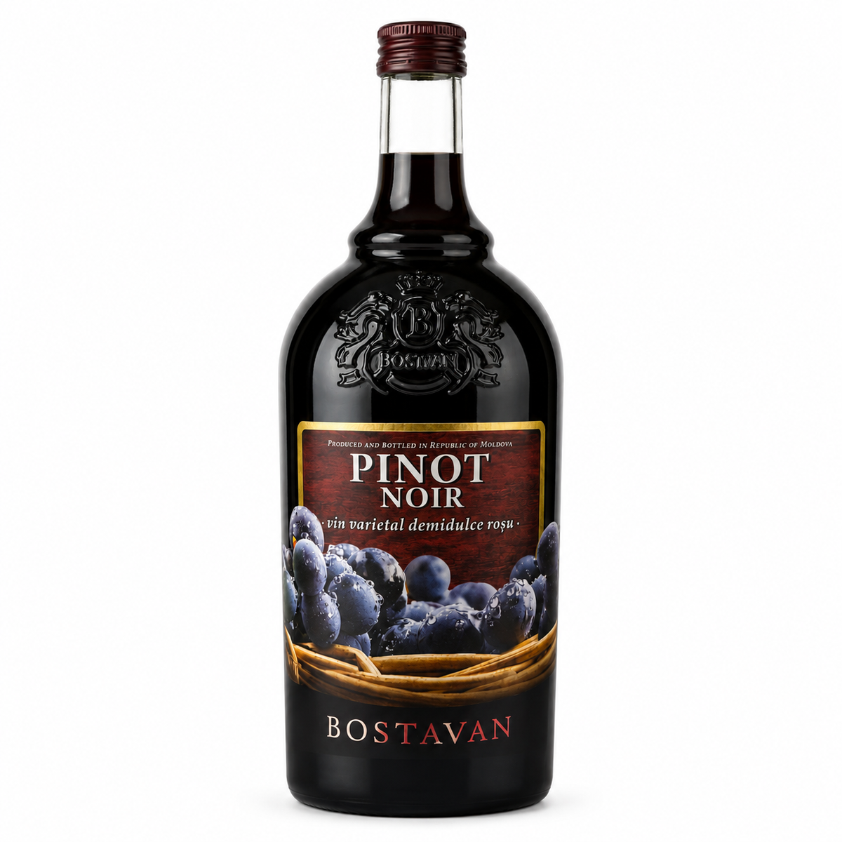 Bostavan Pinot Noir Vin Rouge Demi-Doux 1L