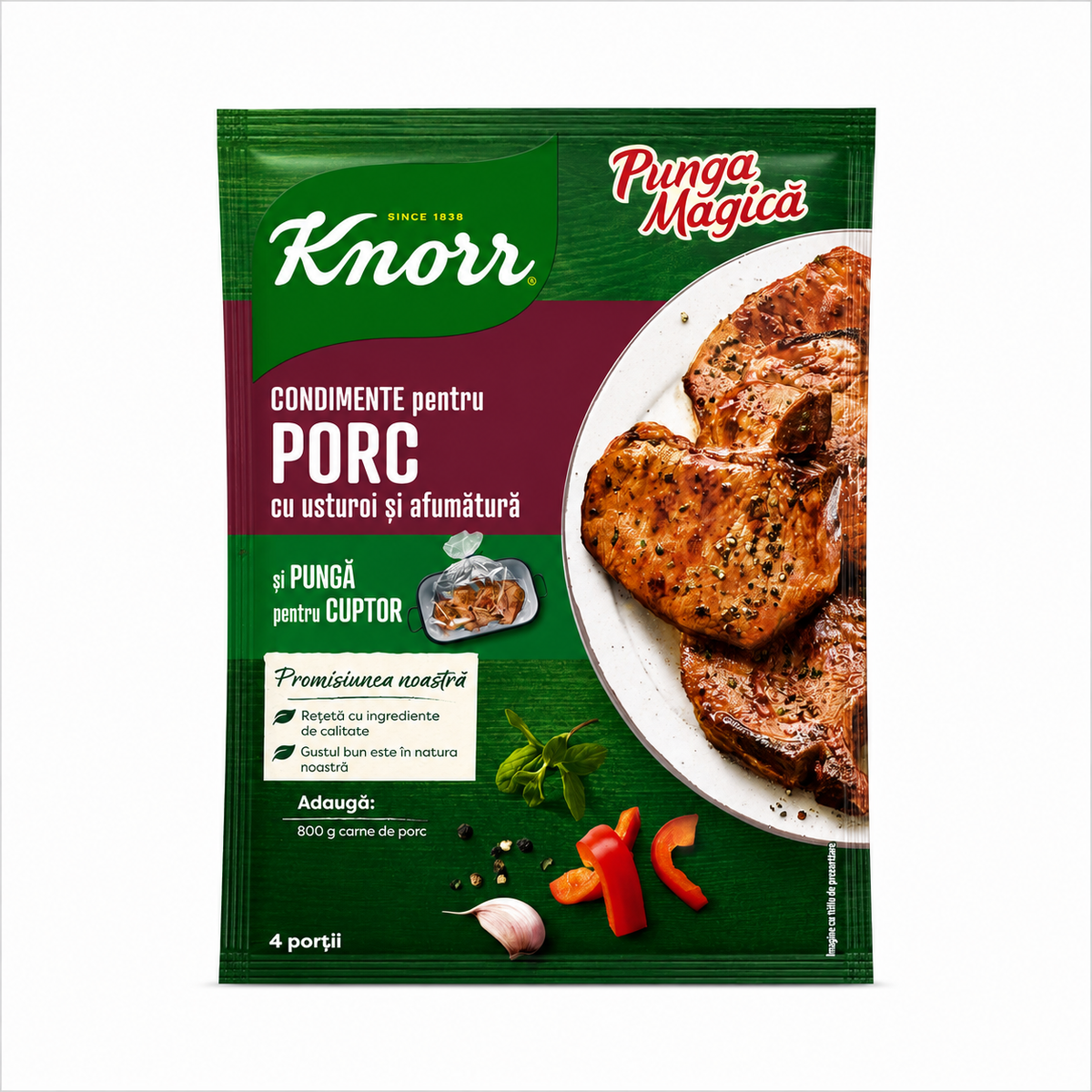 Knorr Assaisonnement Porc Ail et Fumé