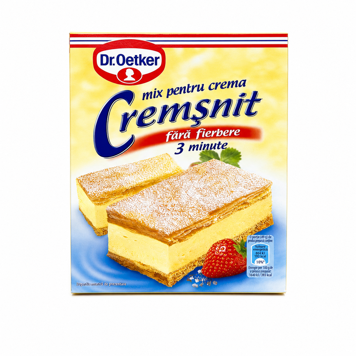 Dr. Oetker Cremșnit – Mélange pour crème sans cuisson, 230 g