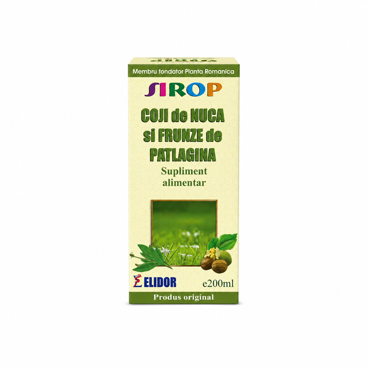 Sirop de Noix Vertes et de Feuilles de Plantain – 200 ml