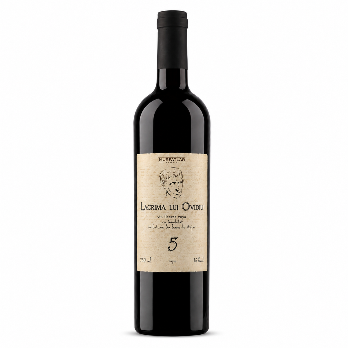 Lacrima lui Ovidiu 5 Ans Vin de Liqueur Rouge 750ml