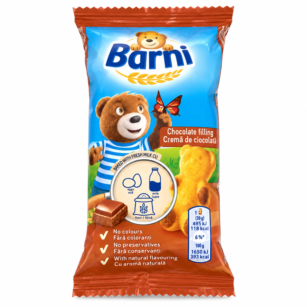 Barni Prajitura Chocolata 30g