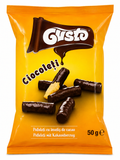 Gusto Ciocoleți Pufuleți enrobés de cacao 50g