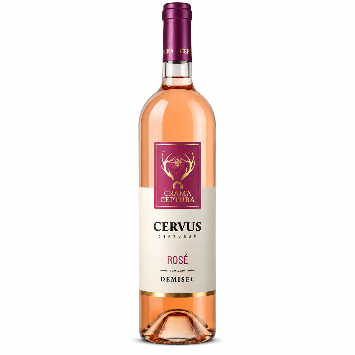 Crama Ceptura Cervus Rosé Demi-sec 750ml