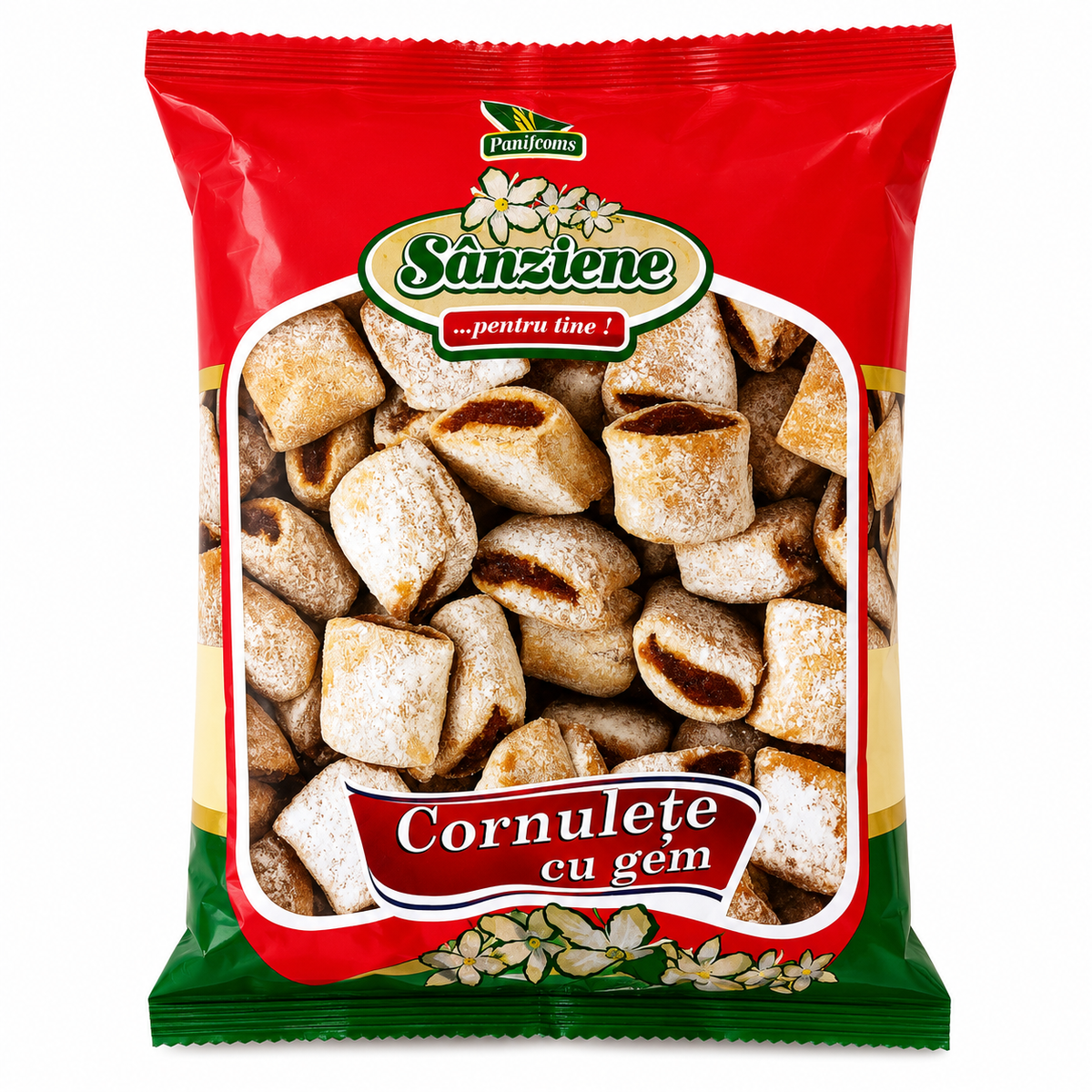 Cornulets (petits croissants) aux Sânziene et à la confiture