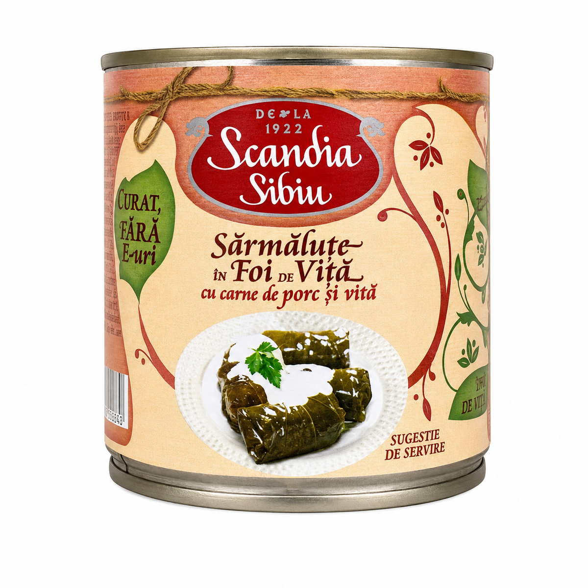 Scandia Sibiu Feuilles de Vigne Farcies de Porc et de Bœuf 400g