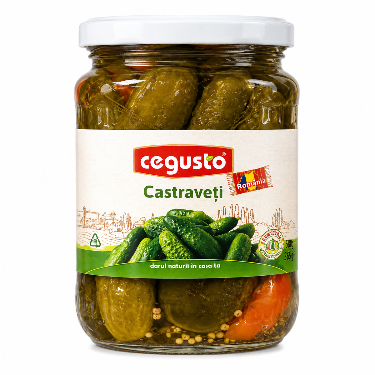 Cegusto Concombres 680g