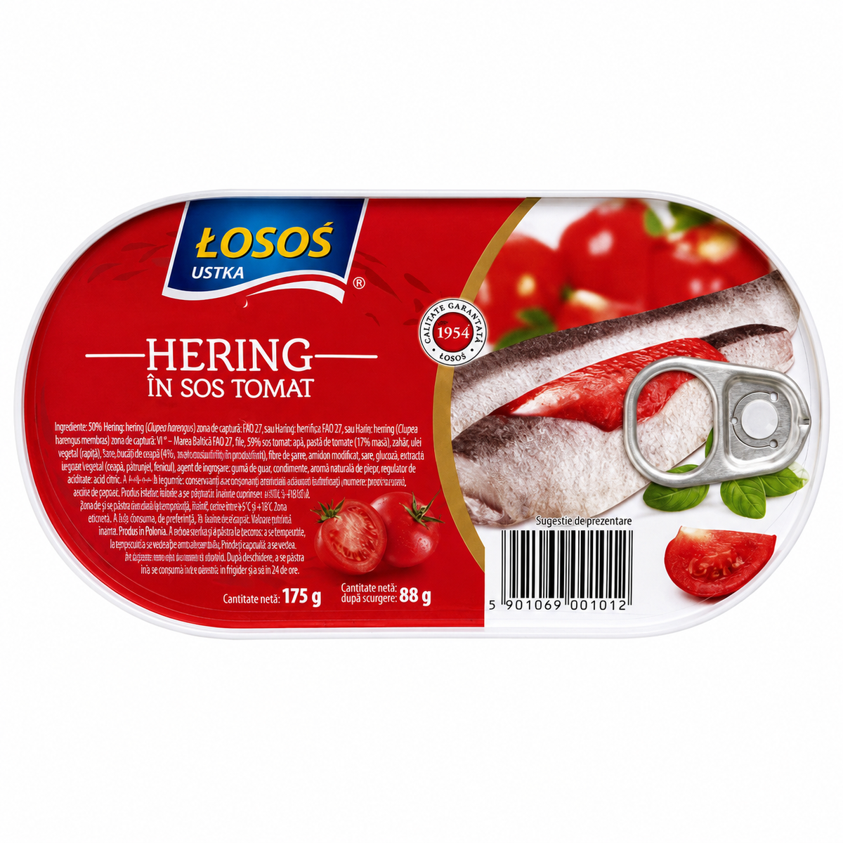 Saumon Ustka Hareng en Sauce Tomate 175g