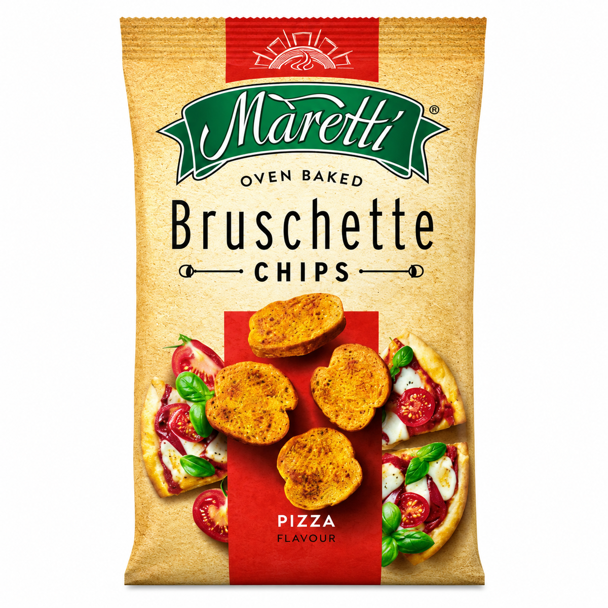 Maretti Bruschette Chips Saveur Pizza 70 g