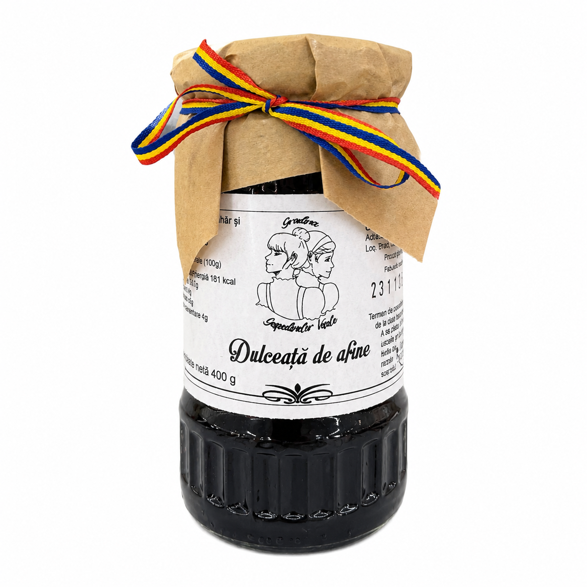 Le Jardin des Joyeuses Ménagères Confiture de Myrtilles 400 g