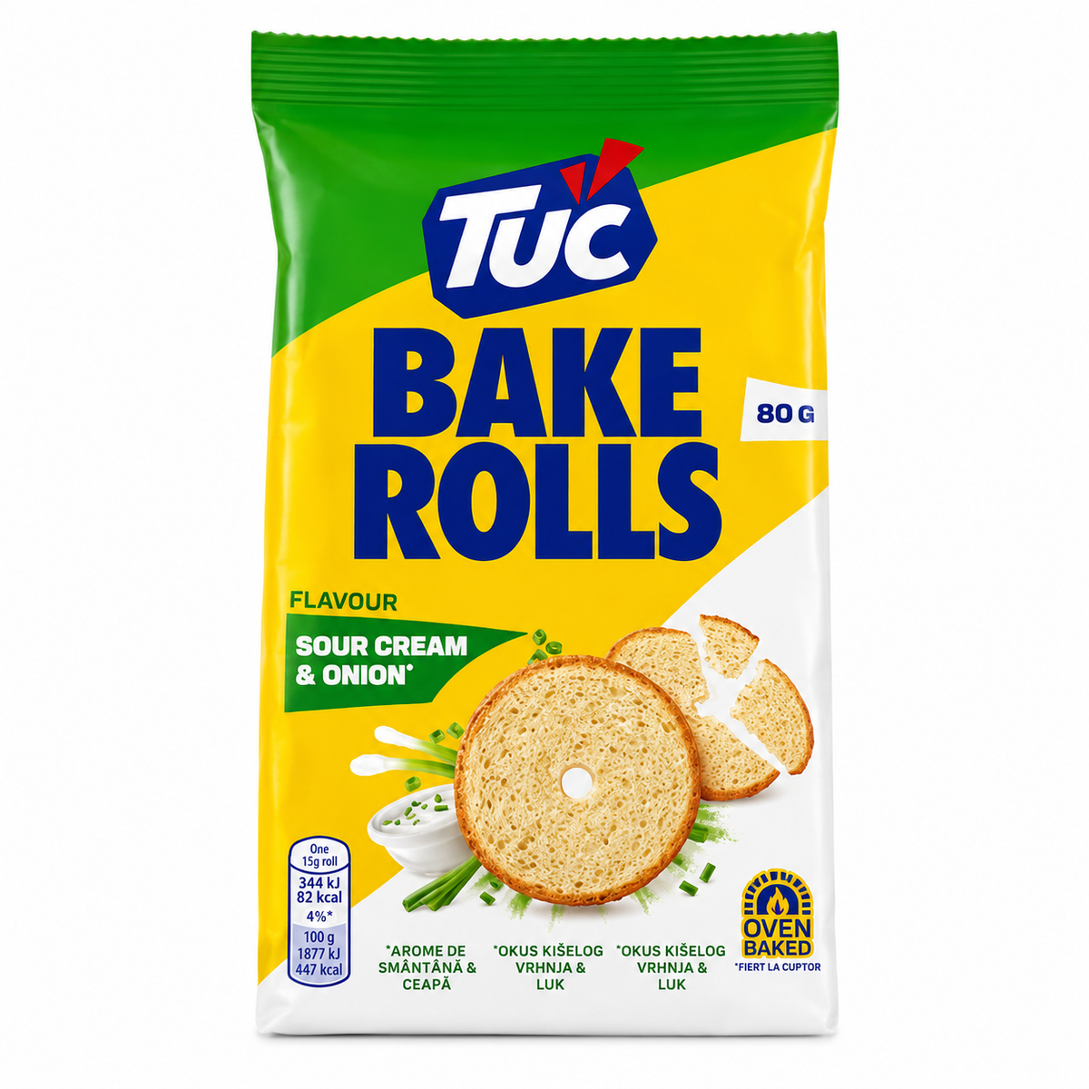 Tuc bake rolls Crème fraîche et oignon 80g