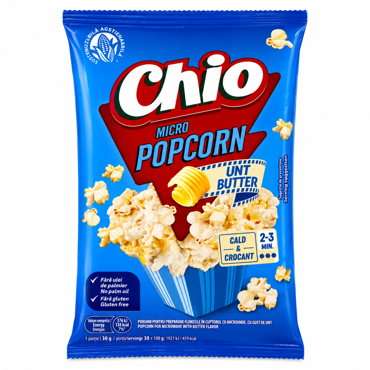 Chio Micro Popcorn au Beurre 80 g