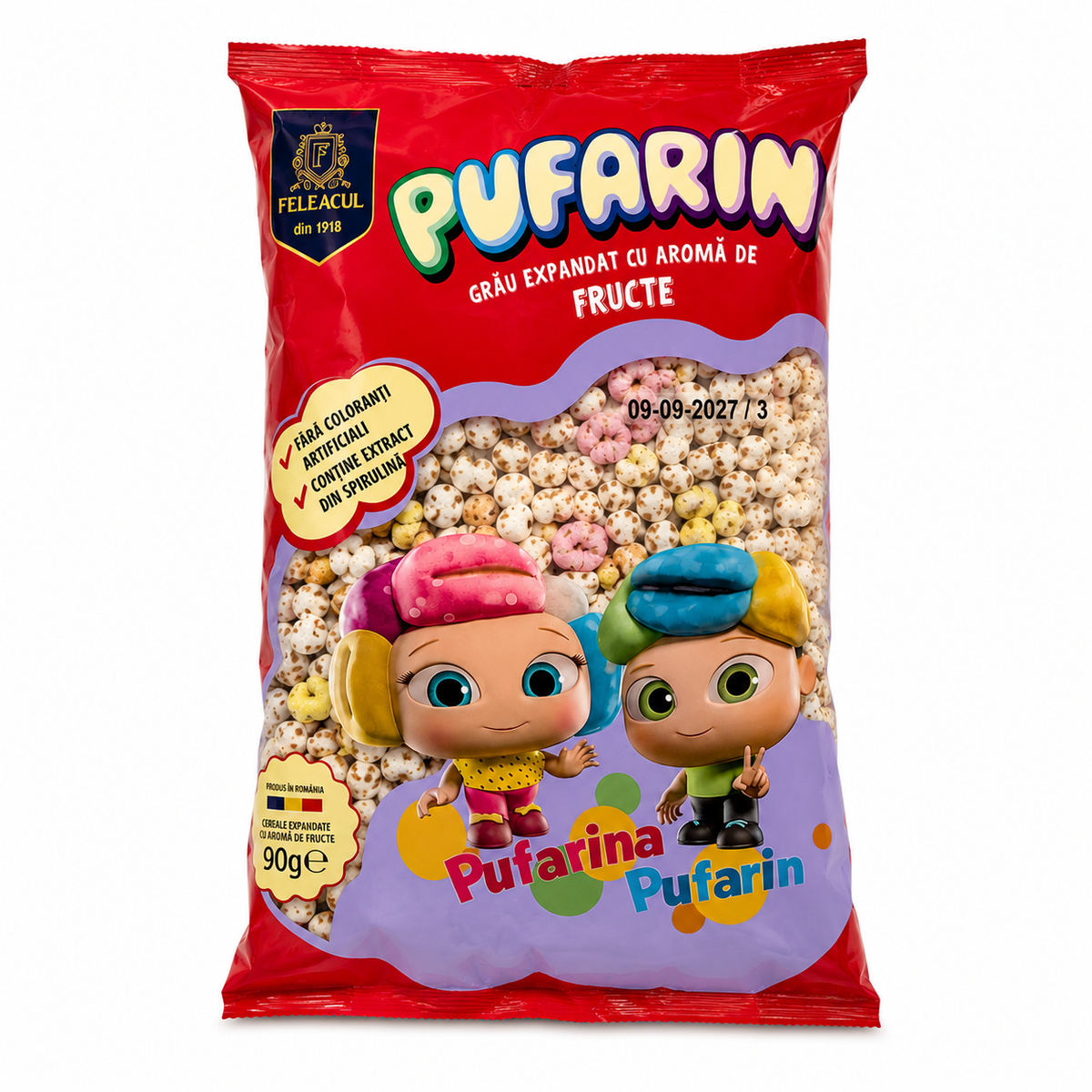 Feleacul Pufarine aux Fruits 90g
