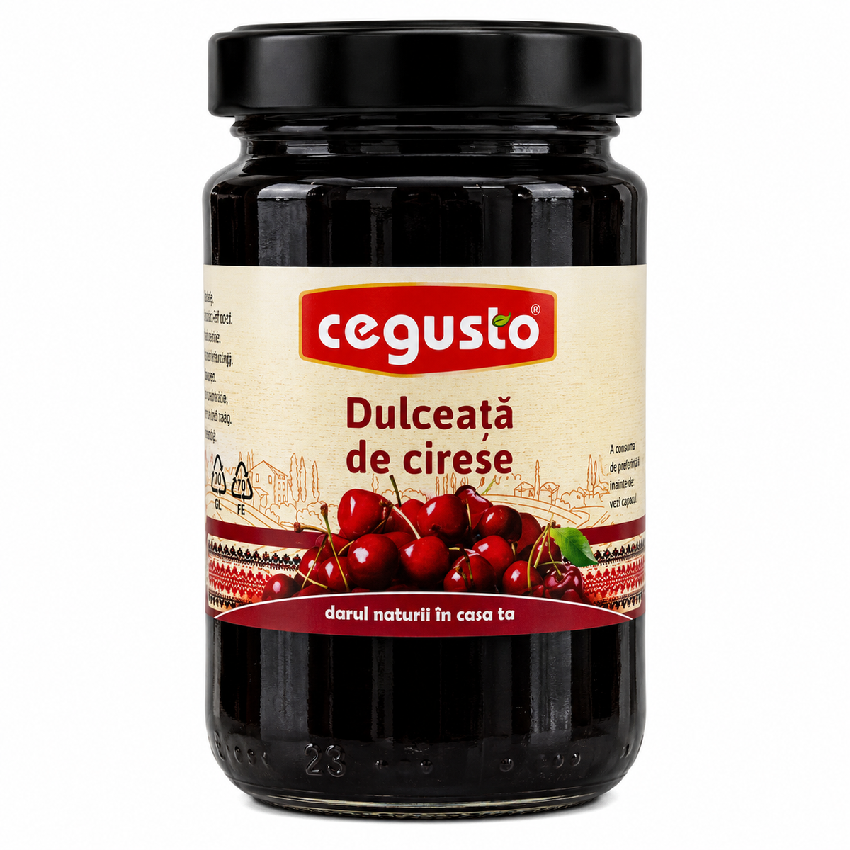 Cegusto Confiture de cerises 380g