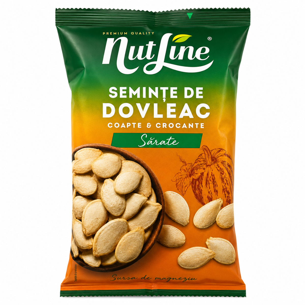 Nutline Semințe de Dovleac Coapte & Crocante – Sărate 100g