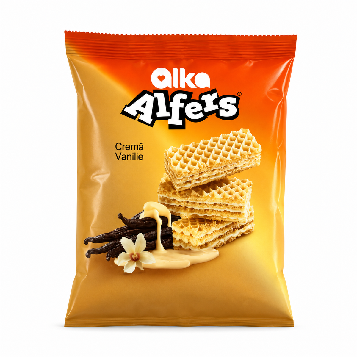 Alka Alfers Gaufrettes à la Crème Vanille 180g