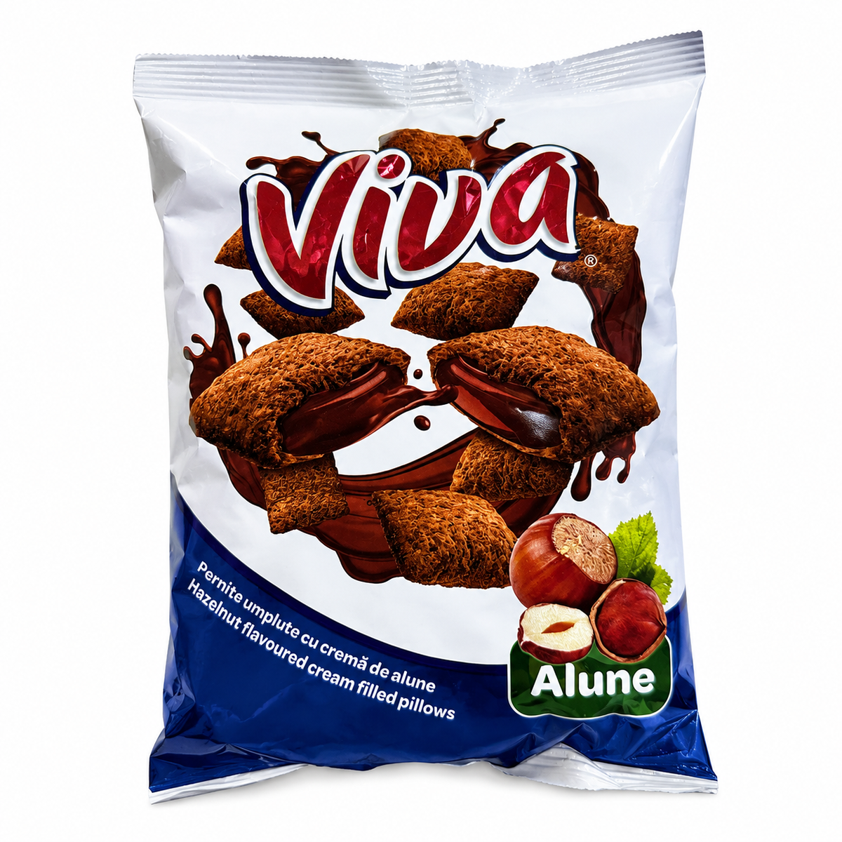 Viva Pillow Snacks à la crème de noisette 200g