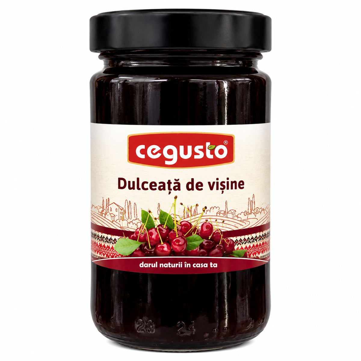 Cegusto Confiture de cerises acides 380g