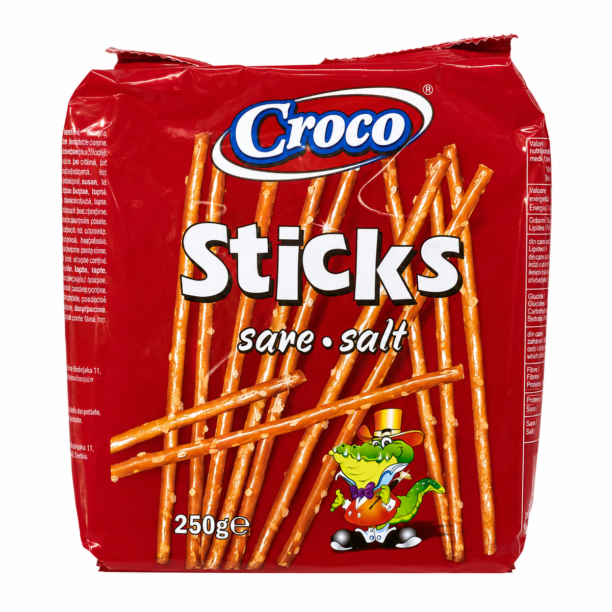 Bâtonnets salés Croco 250g