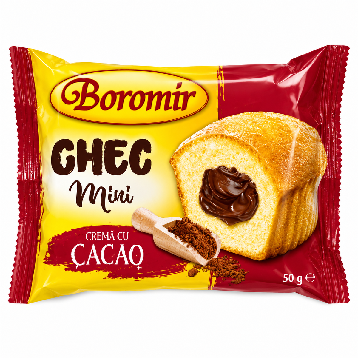 Boromir Chec Mini cu Cremă cu Cacao 50g