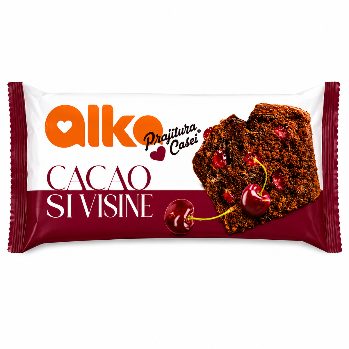 Alka Gâteau Maison au Cacao et à la Confiture de Cerises Griottes 350g