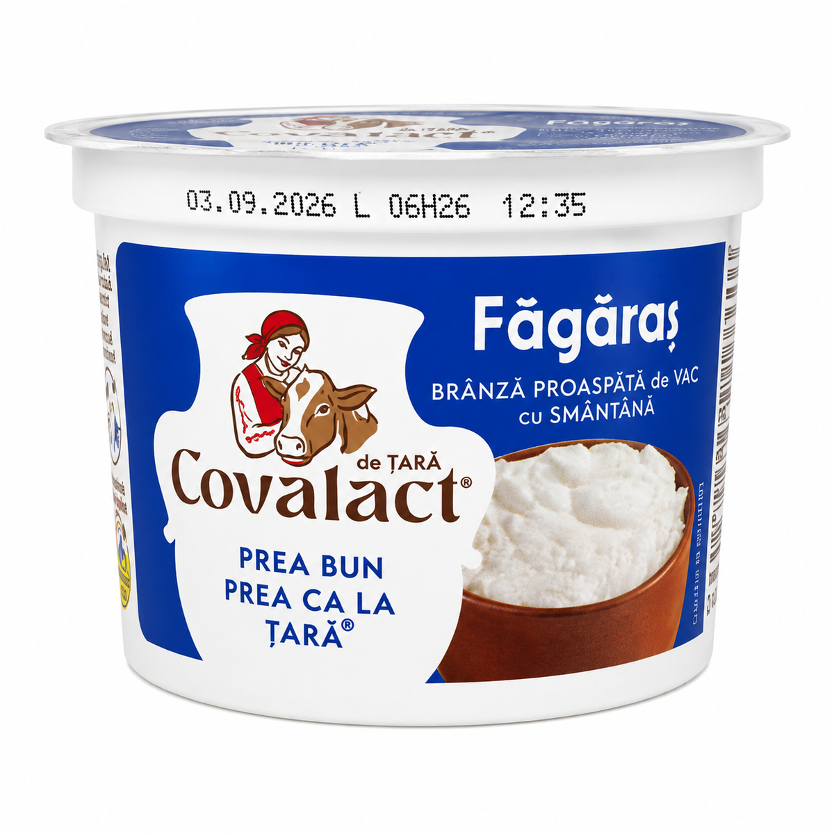 Făgăraș Covalact Fromage Frais de Campagne à la Crème