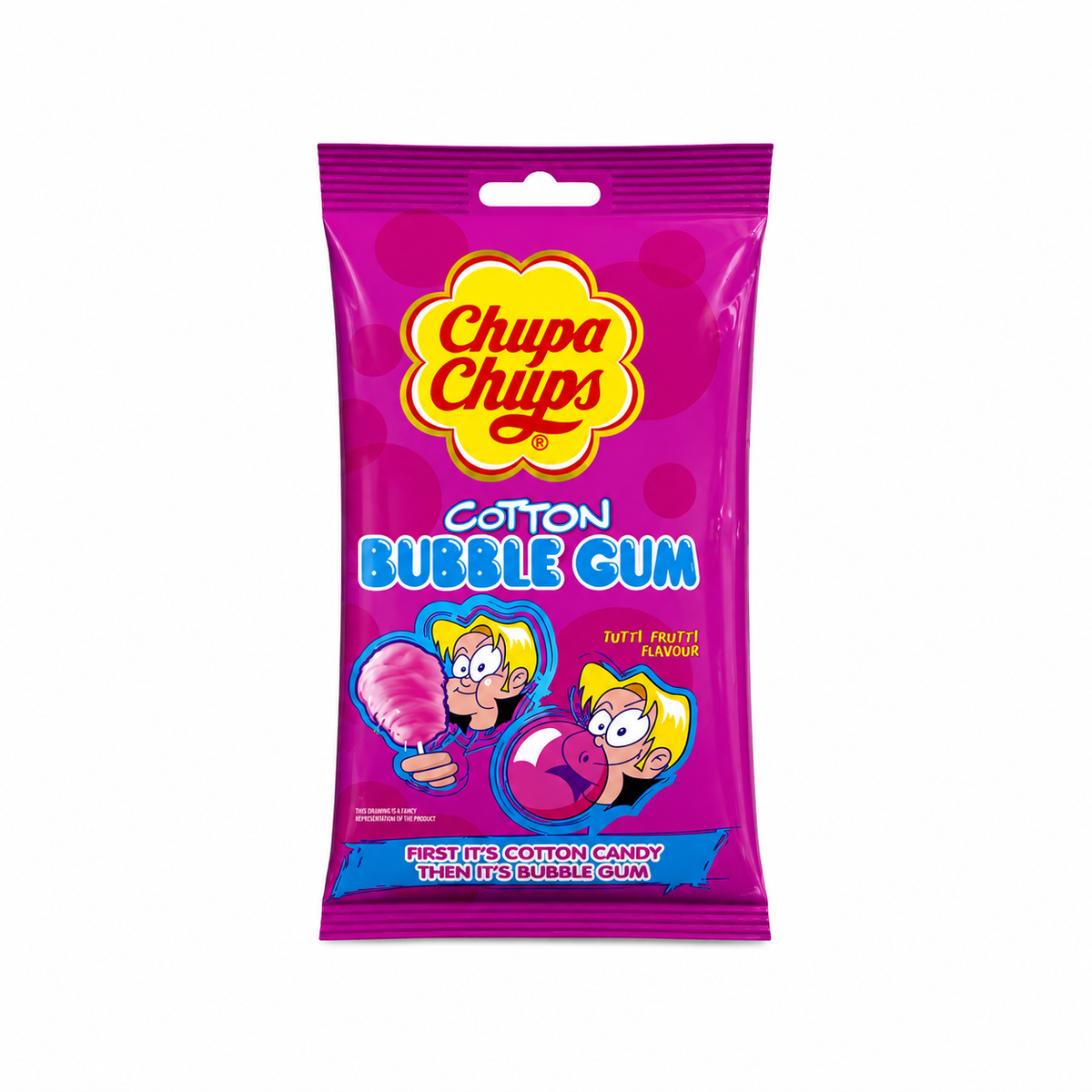 Chupa Chups Cotton Bubble Gum Tutti Frutti