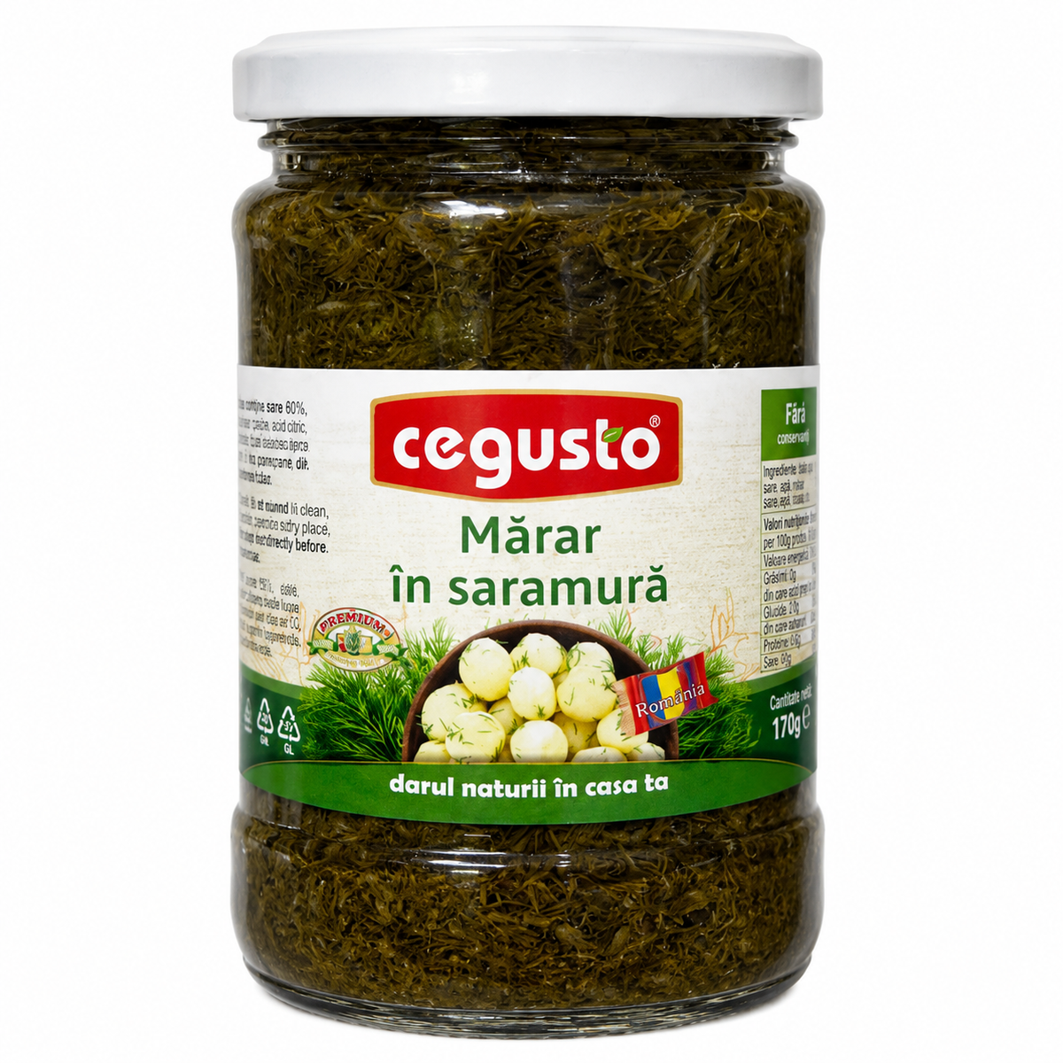 Cegusto Aneth en Saumure 300g