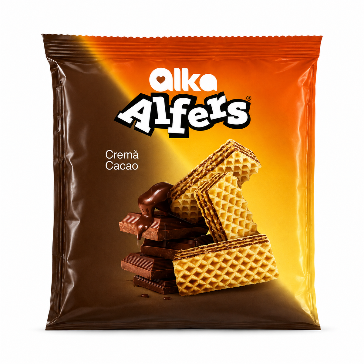 Alka Alfers Gaufrettes Crème Cacao 180g