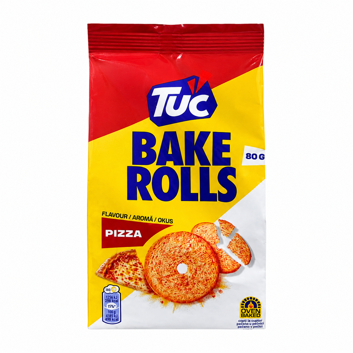 TUC Bake Rolls Mini saveur pizza 80 g