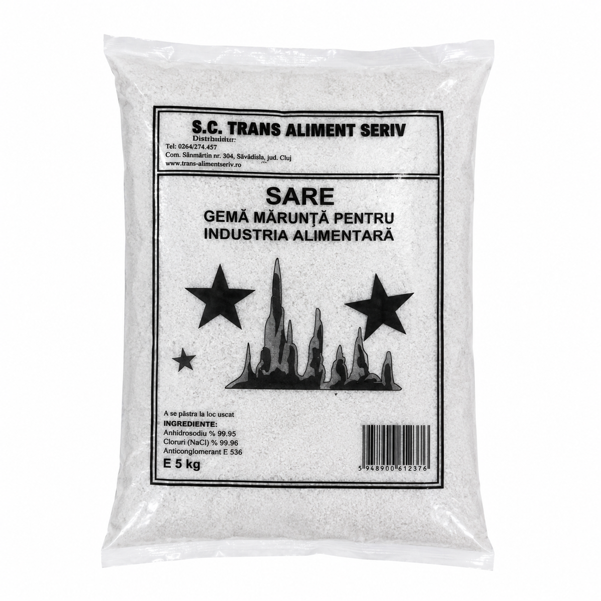 Sel Gemme Broyé pour l'Industrie Alimentaire 1kg