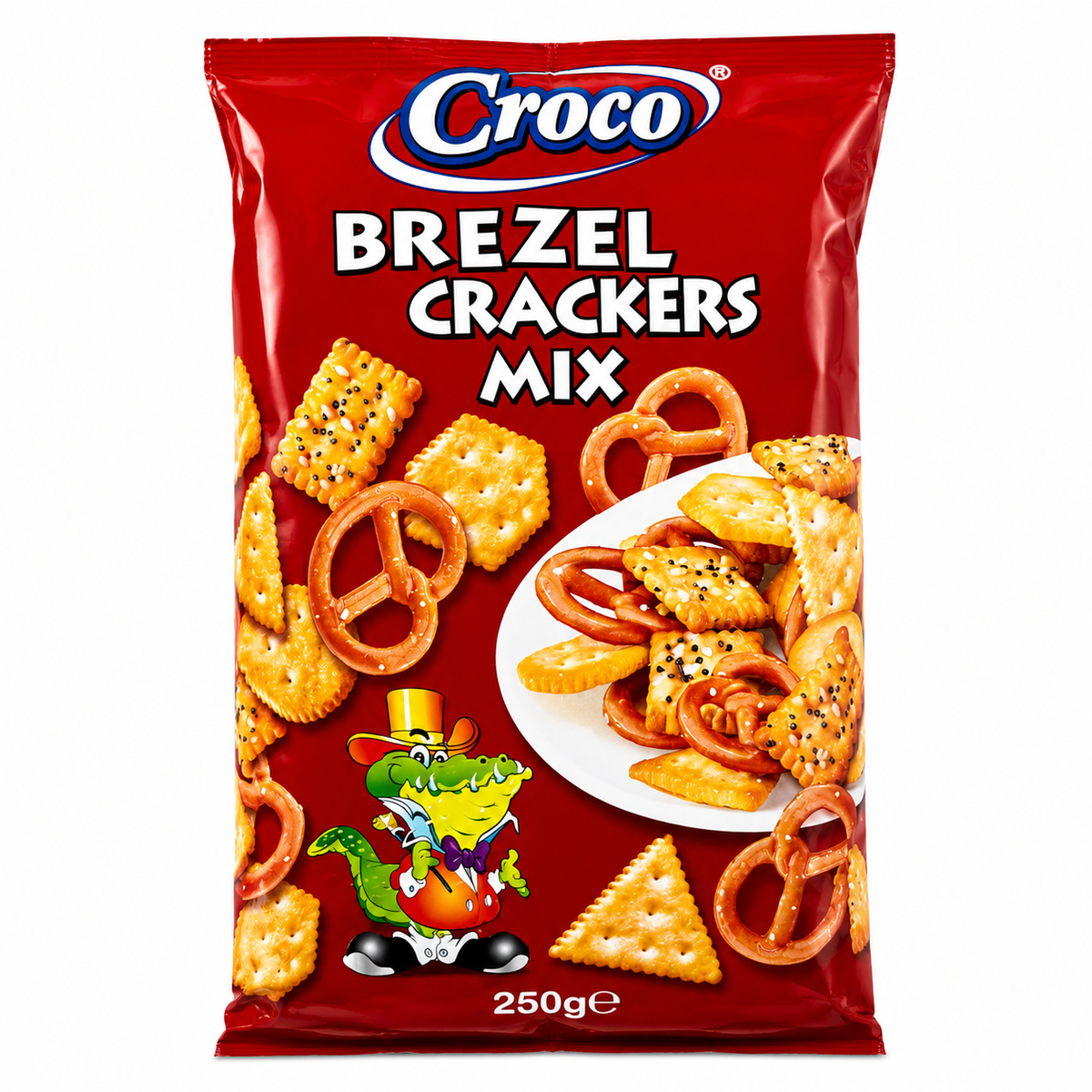 Croco Mélange de Bretzels et Crackers 250 g
