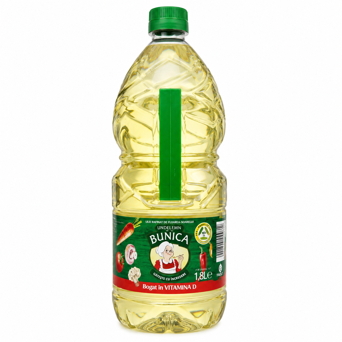 Grand-mère Huile Raffinée de Tournesol Enrichie en Vitamine D 1,8L